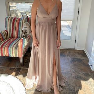 Azazie Bridemaid Dress - Taupe